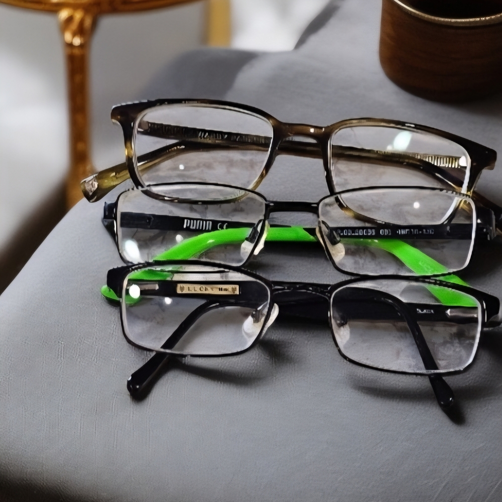 Puma Lucky Brand Warby Parker Kids Glasses Bundle Tortoise Green Bundle 3 Frames